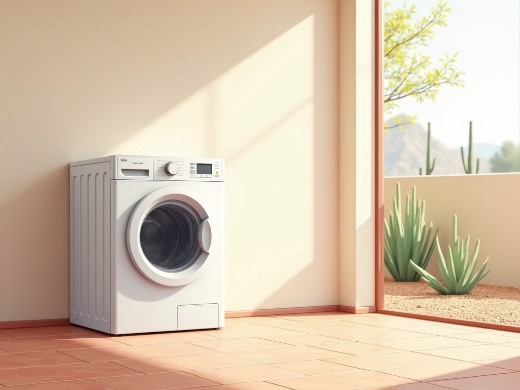 A spacious laundry room where appliance repair Paradise Valley AZ services keep washers and dryers running in a Mummy Mountain Park area estate